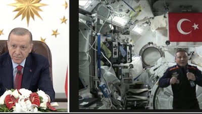 Cumhurbaşkanı Erdoğan, Astronot Gezeravcı ile görüştü