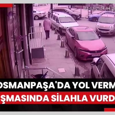 Gaziosmanpaşa'da yol verme tartışmasında silahla vurdu