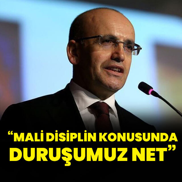 "Mali disiplin konusundaki duruşumuz net"