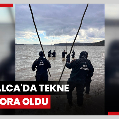 Çatalca'da tekne alabora oldu: 1 kişi kayıp