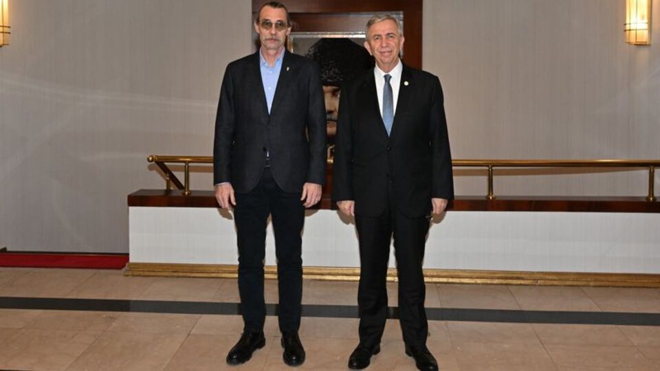 Erdal Beşikçioğlu'ndan Mansur Yavaş'a ziyaret