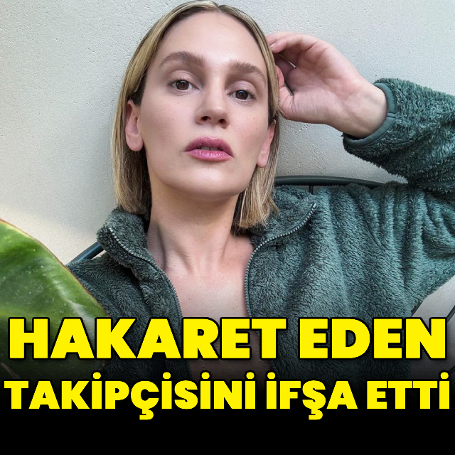 "Çirkin ve iğrençsin" diyen takipçiye yanıt