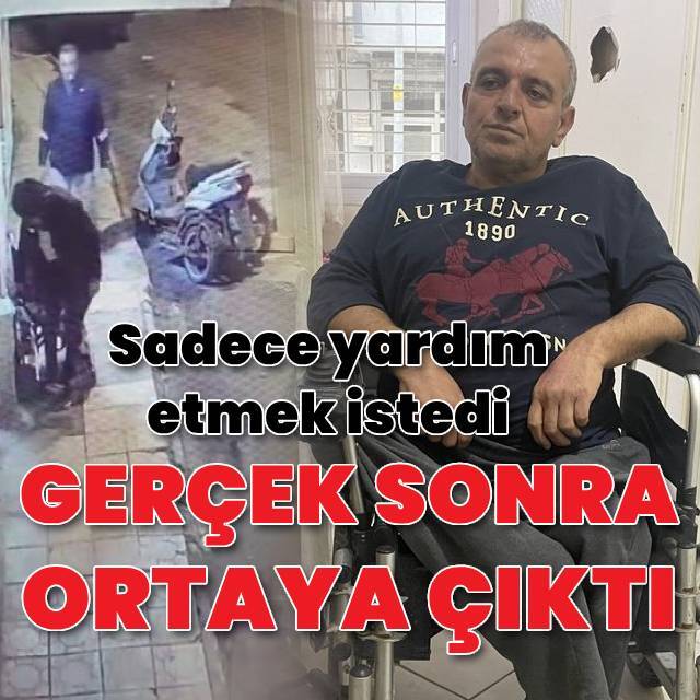 Engelli sanıp yardım etti, gerçek ortaya çıktı
