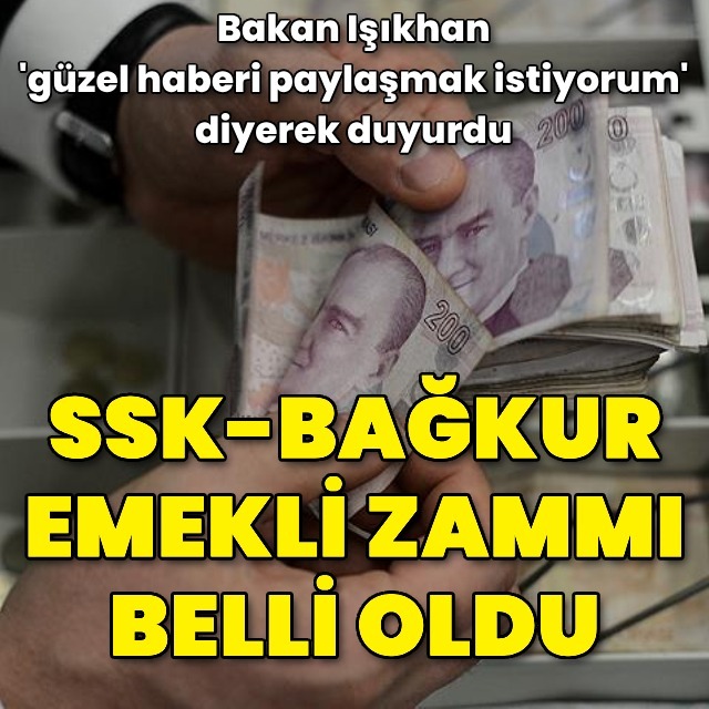 SSK ve BAĞ KUR emekli aylığı zammı %49,25’e çıkıyor