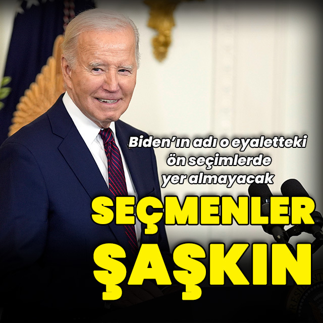 Seçmenler şaşkın: Biden'ın adı pusulada olmayacak