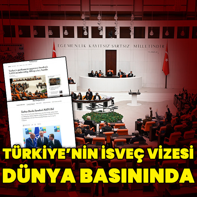 Türkiye'nin İsveç vizesi dünya basınında