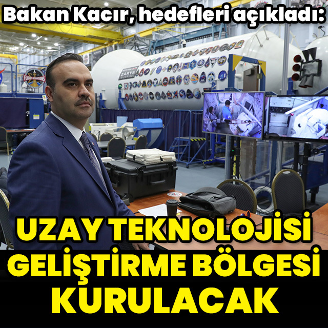 "Hedefimiz uzay sanayiini geliştirmek"