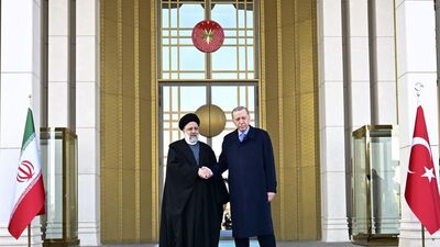 İran Cumhurbaşkanı Reisi Ankara'da