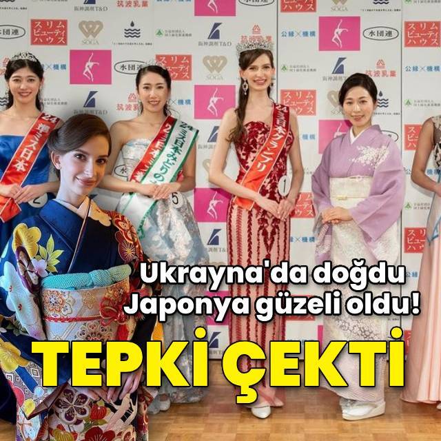 Ukrayna doğumlu Miss Japonya, eleştirilerin hedefinde