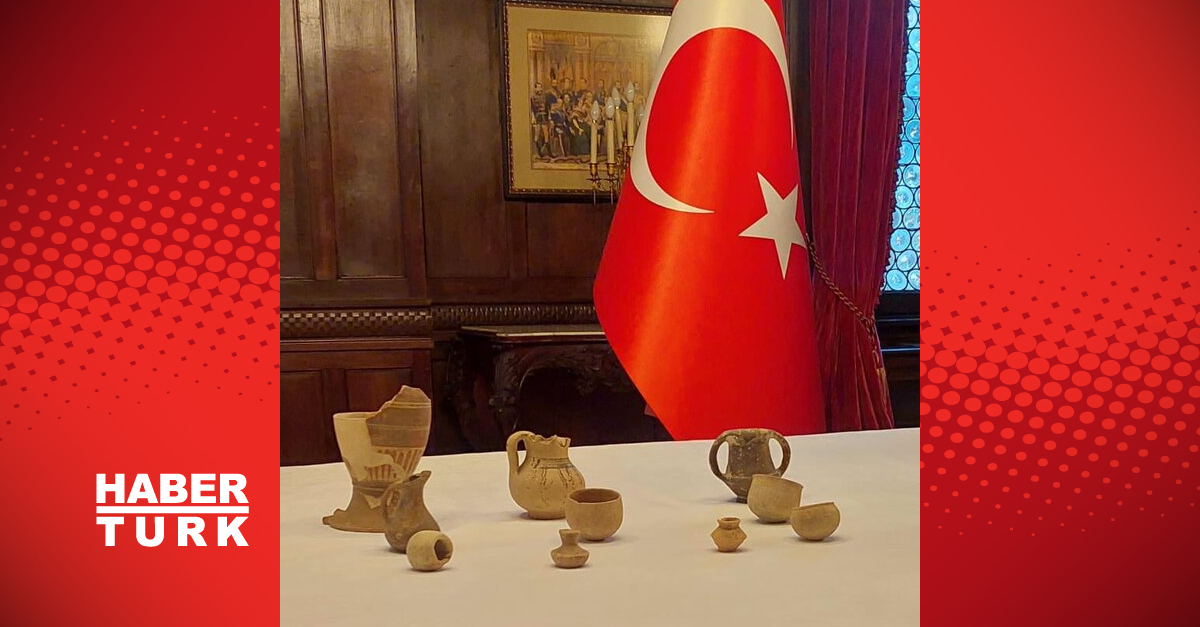 Bakan Ersoy, Anadolu kökenli 10 tarihi eserin İtalyadan yurda ...