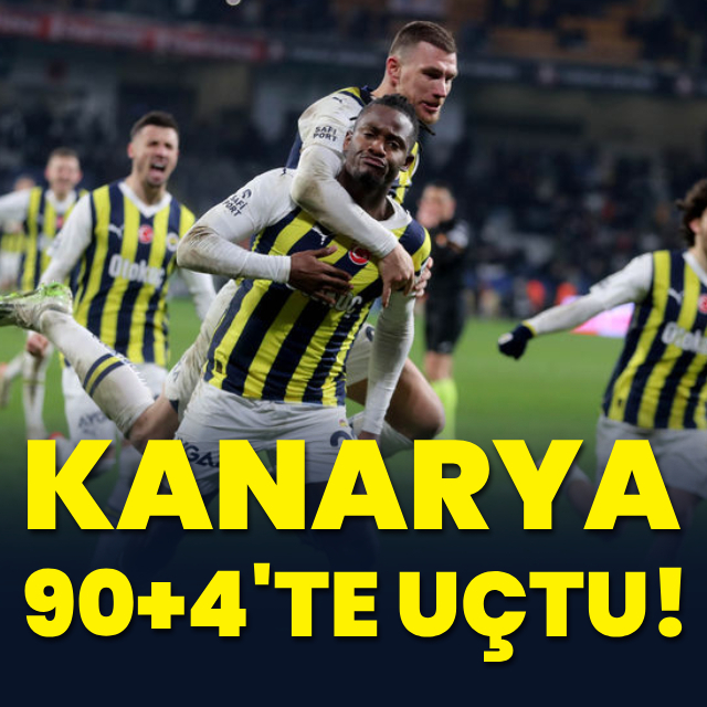 Kanarya 90+4'te uçtu!