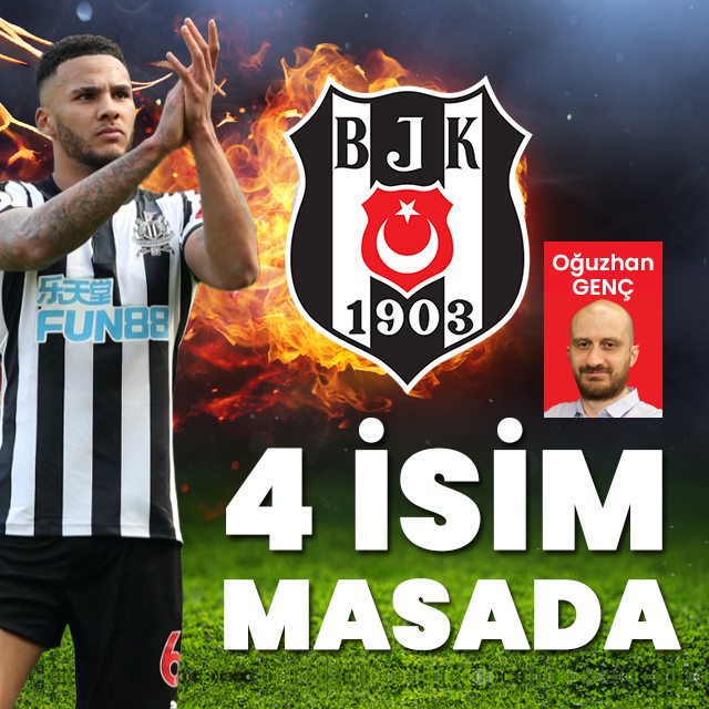Beşiktaş'ta gündem stoper: 4 isim...