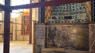 Depremlerde hasar gören kilise restore ediliyor