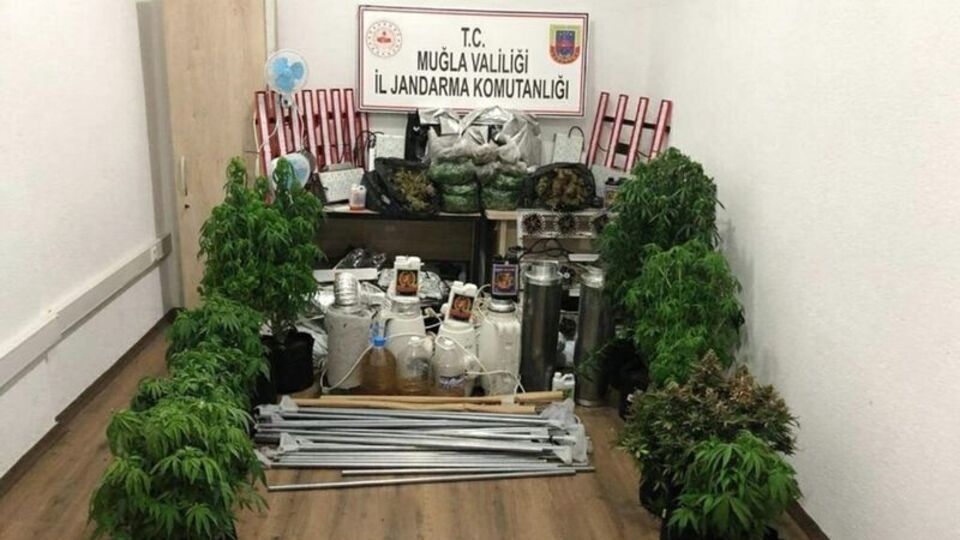 Prefabrik konteynere uyuşturucu operasyonu