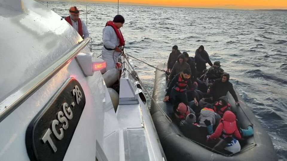 Çanakkale'deki operasyonlarda 32 düzensiz göçmen yakalandı