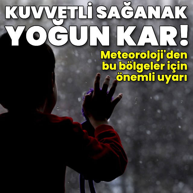Yağmur ve kar yağışı uyarısı