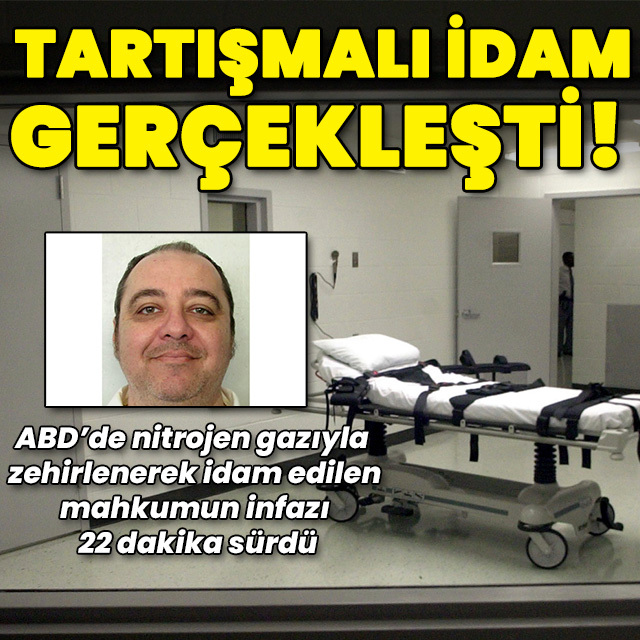 ABD'de tartışmalı idam uygulandı!