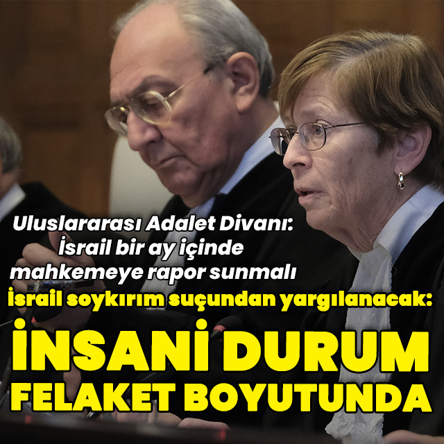 İsrail soykırım suçundan yargılanacak