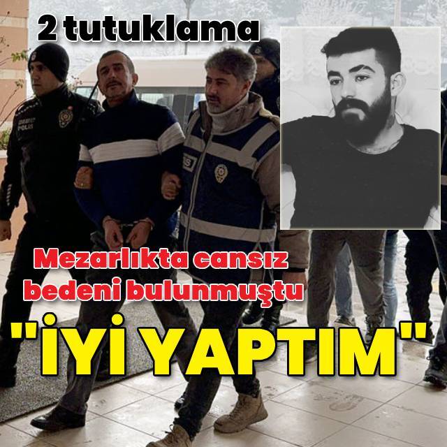 Damatlarını mezarlıkta vurdular! 2 tutuklama