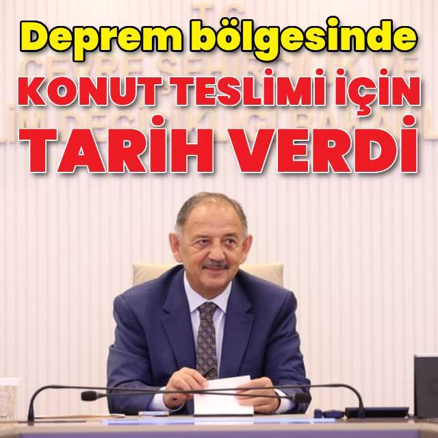 Deprem bölgesinde konutlar şubattan itibaren teslim edilecek