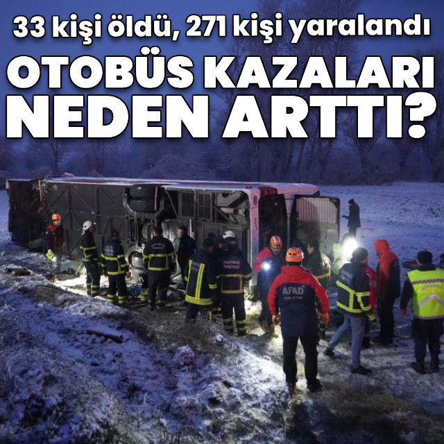 Otobüs kazaları arttı! Nasıl önlenir?