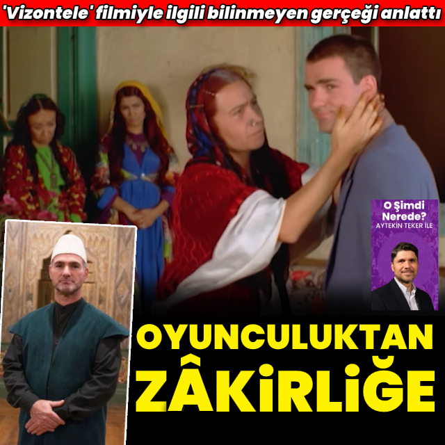 Ünlü oyuncu zâkir oldu