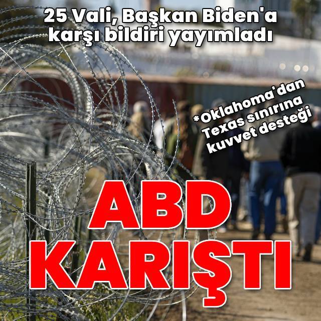 ABD karıştı: 25 eyaletten Biden'a karşı bildiri