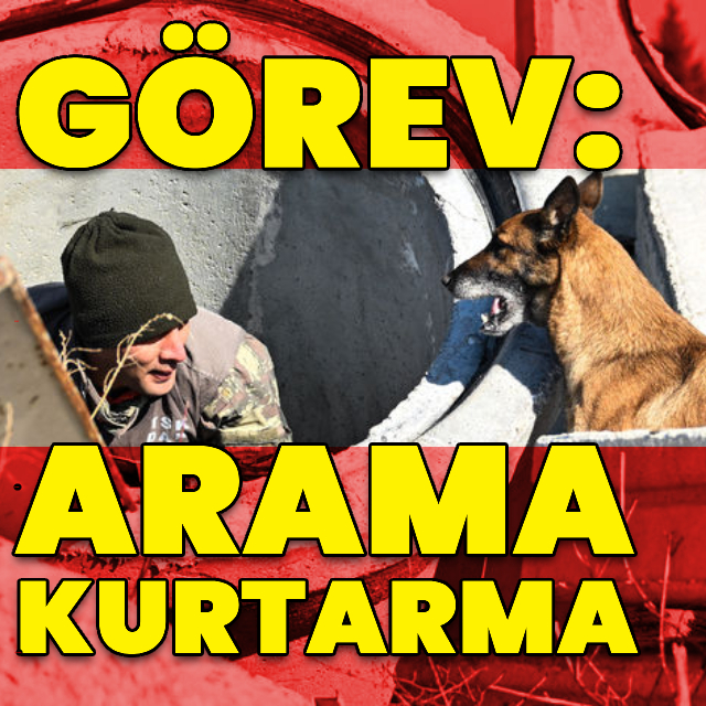 Görevleri arama-kurtarma!