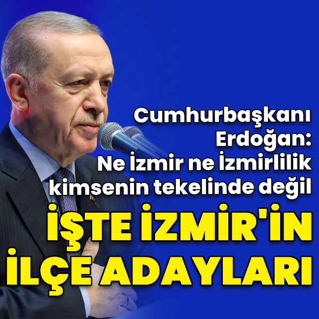 AK Parti İzmir ilçe belediye başkan adayları açıkladı