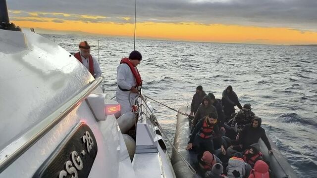 Çanakkale'de 39 düzensiz göçmen yakalandı