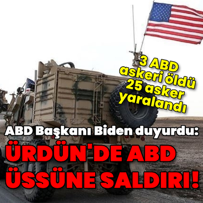 Ürdün'de dronlu saldırı: 3 ABD askeri öldü