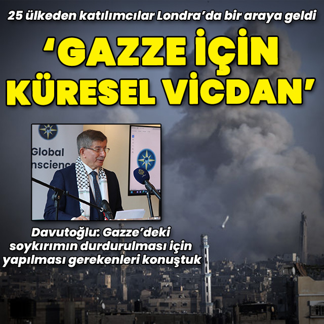 Londra'da "Gazze için Küresel Vicdan Konferansı"