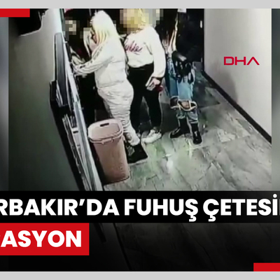 Diyarbakır’da fuhuş çetesine operasyon; Kadının erkeğe ateş etmesi kamerada