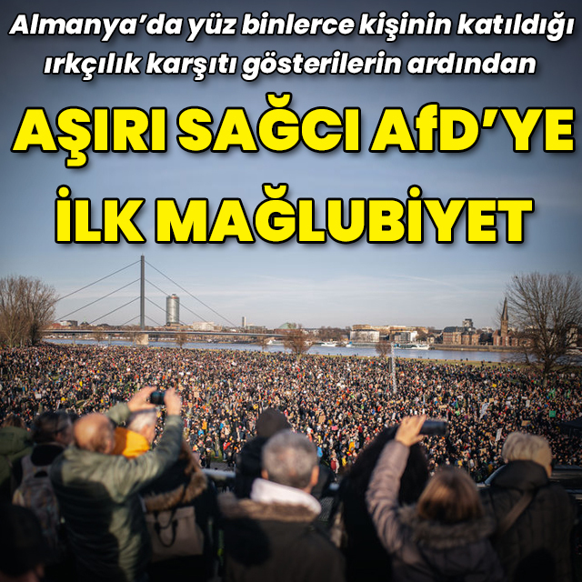 Almanya'da AfD ilk seçiminde kaybetti