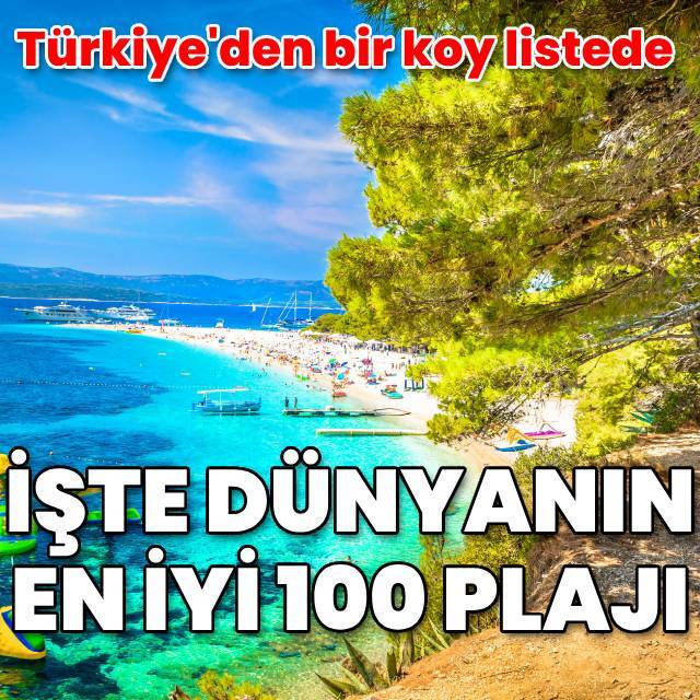 Dünyanın en iyi 100 plajı! Türkiye'den bir koy listede