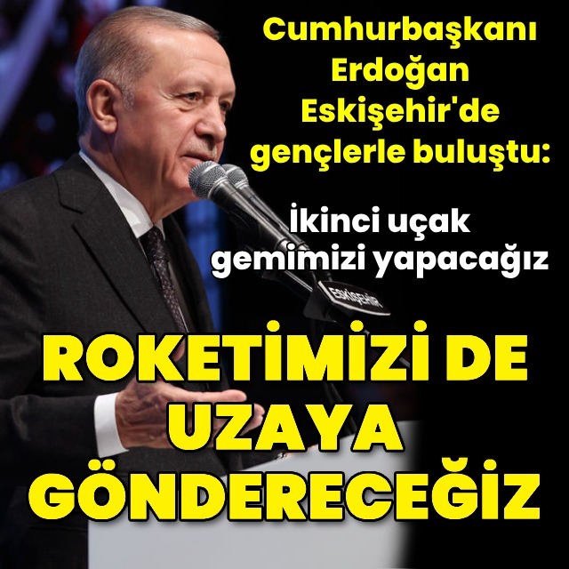 Cumhurbaşkanı Erdoğan gençlerle buluştu