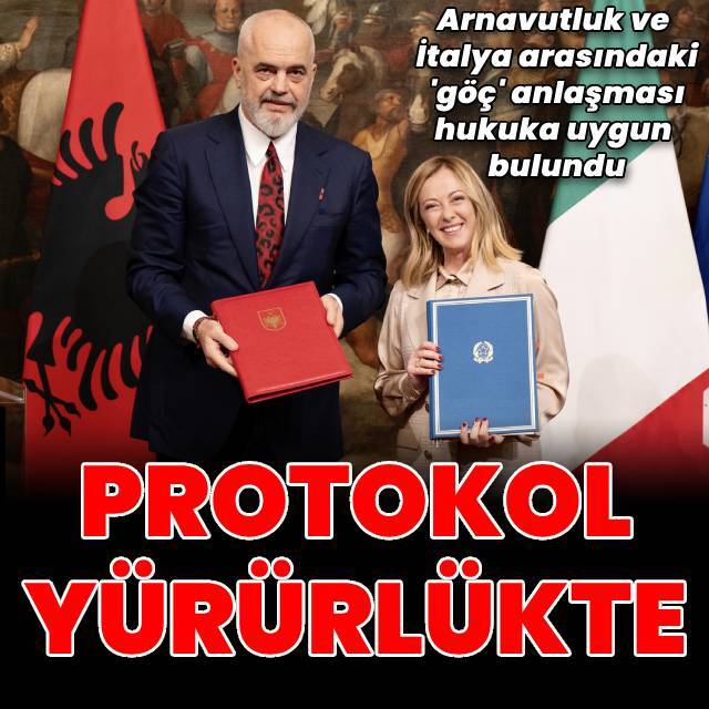 İtalya ve Arnavutluk arasındaki 'göç' anlaşmasına yeşil ışık