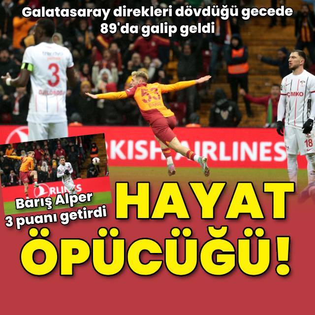 Barış Alper'den hayat öpücüğü!
