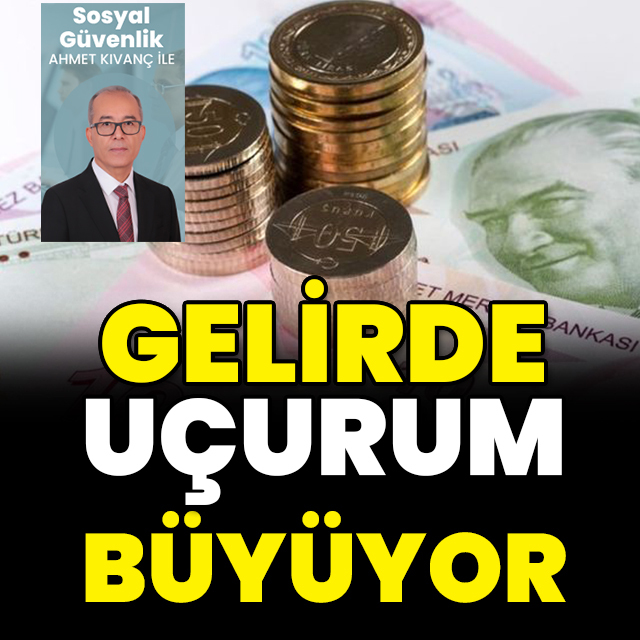 Gelirde uçurum büyüyor