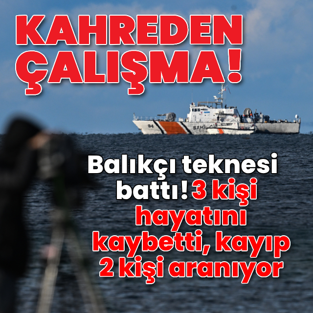 Dikili'de balıkçı teknesi battı: 3 ölü, 2 kayıp