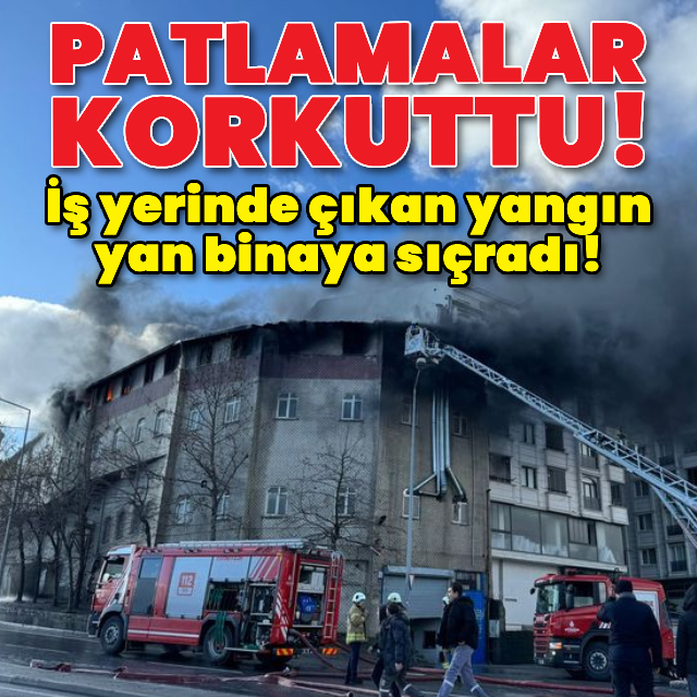 Ayakkabı imalathanesi alevlere teslim!