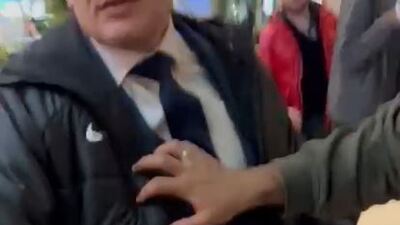 Havalimanında İsmail Kartal gerginliği