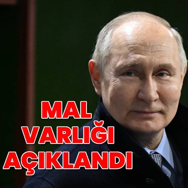 Rus lider Putin'in mal varlığı açıklandı