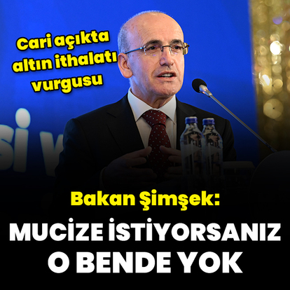 "Mucize istiyorsanız o bende yok"