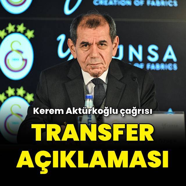 Dursun Özbek'ten transfer açıklaması!