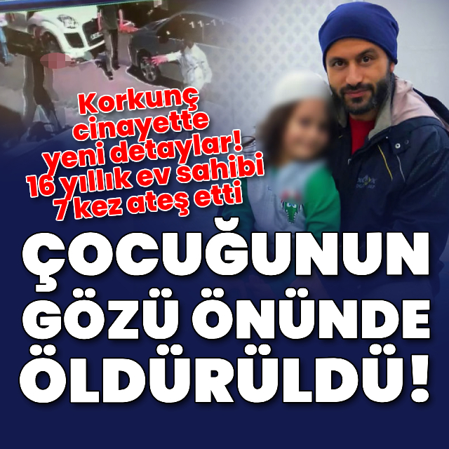 16 yıllık kiracısına 7 kez ateş etti!