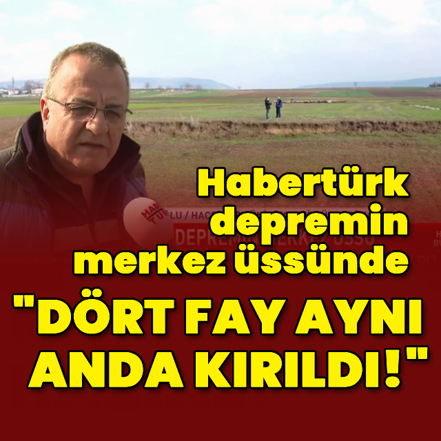 Habertürk deprem bölgesinde