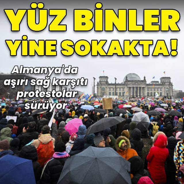 Yüz binlerce kişi aşırı sağa karşı sokakta!