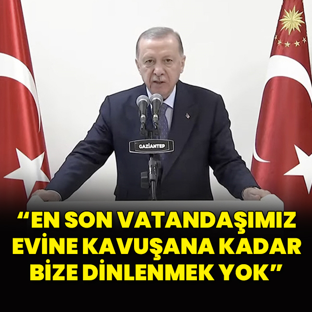 Cumhurbaşkanı Erdoğan: Asla yılgınlığa kapılmadık