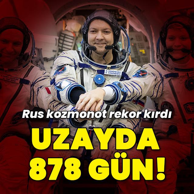 Rus kozmonot rekor kırdı